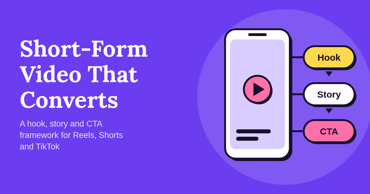 Short-Form Video That Converts: A Hook-Story-CTA Framework