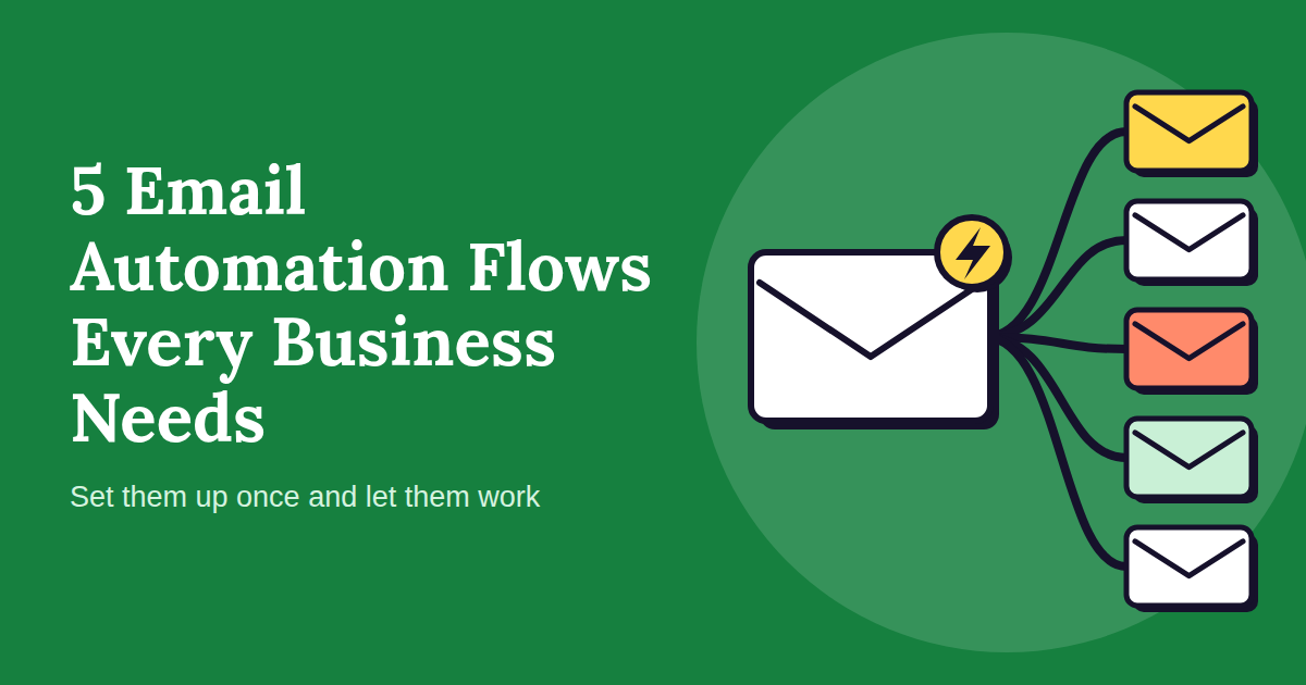 Email Automation Flows Every Business Needs